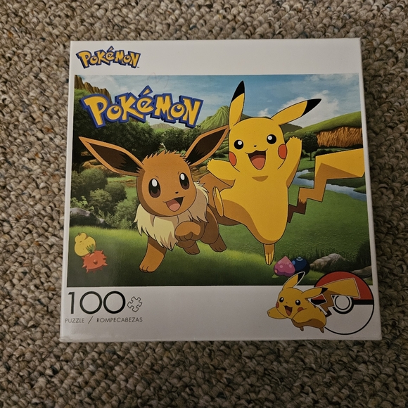 Buffalo Games Other - Buffalo Games Pokemon Pikachu And Eevee 100 Piece Puzzle